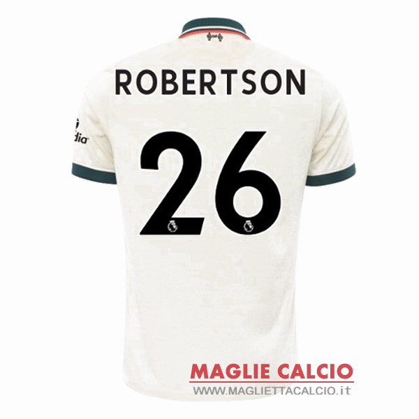 nuova maglietta liverpool 2021-2022 robertson 26 seconda