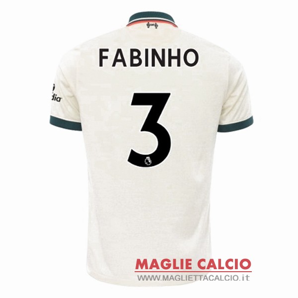nuova maglietta liverpool 2021-2022 fabinho 3 seconda