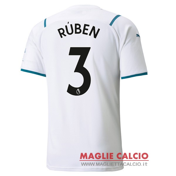 nuova maglietta manchester city 2021-2022 ruben 3 seconda