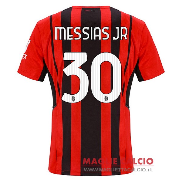 nuova maglietta ac milan 2021-2022 messias 30 prima