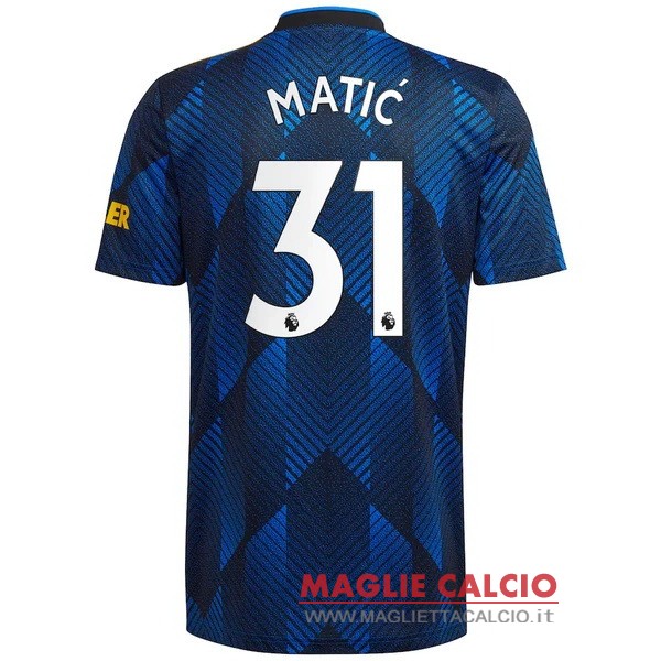 nuova maglietta manchester united 2021-2022 matic 31 terza