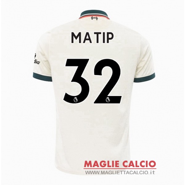 nuova maglietta liverpool 2021-2022 matip 32 seconda