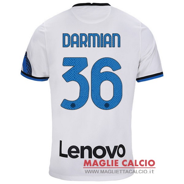 nuova maglietta inter milan 2021-2022 darmian 36 seconda