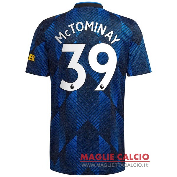 nuova maglietta manchester united 2021-2022 mctominay 39 terza