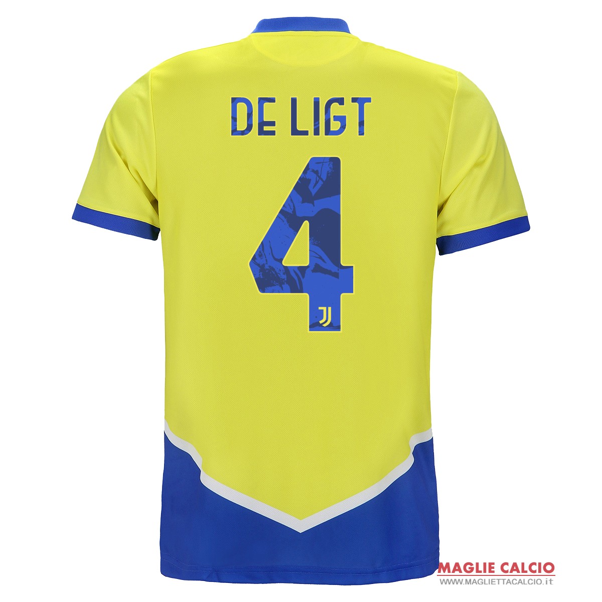 nuova maglietta juventus 2021-2022 de ligt 4 terza