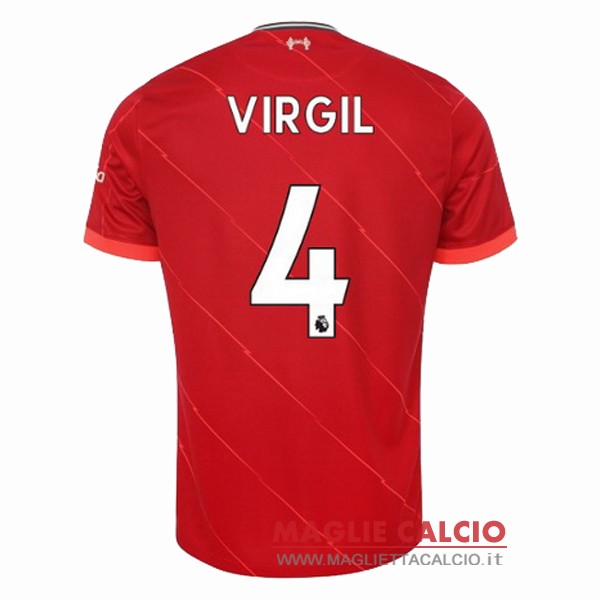 nuova maglietta liverpool 2021-2022 virgil 4 prima