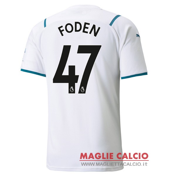 nuova maglietta manchester city 2021-2022 foden 47 seconda