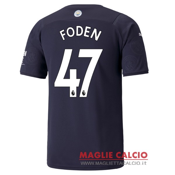 nuova maglietta manchester city 2021-2022 foden 47 terza