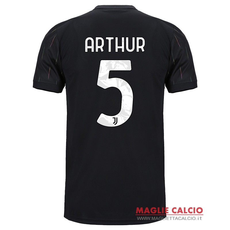 nuova maglietta juventus 2021-2022 arthur 5 seconda