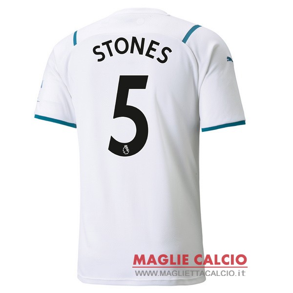 nuova maglietta manchester city 2021-2022 stones 5 seconda