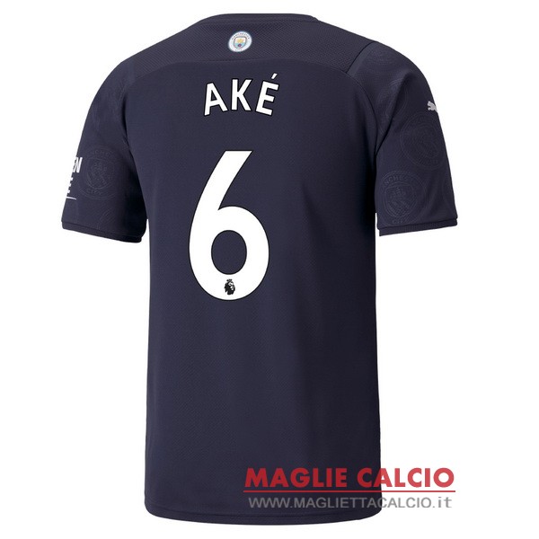 nuova maglietta manchester city 2021-2022 ake 6 terza