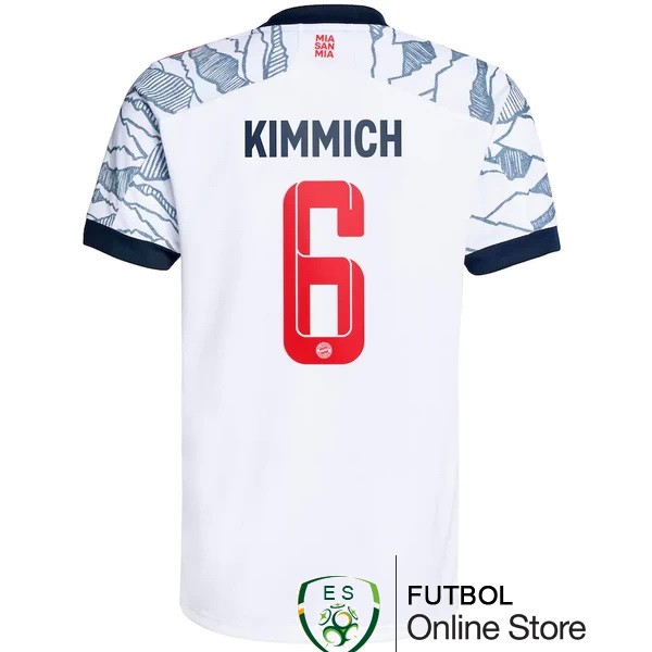 nuova maglietta bayern munich 2021-2022 kimmich 6 terza