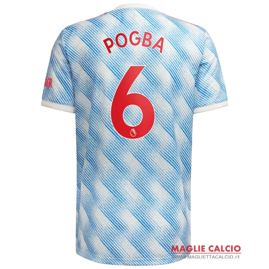 nuova maglietta manchester united 2021-2022 pogba 6 seconda