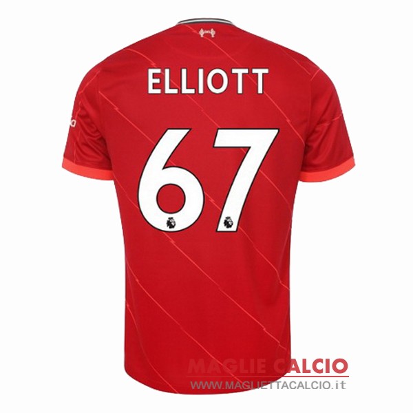 nuova maglietta liverpool 2021-2022 elliott 67 prima