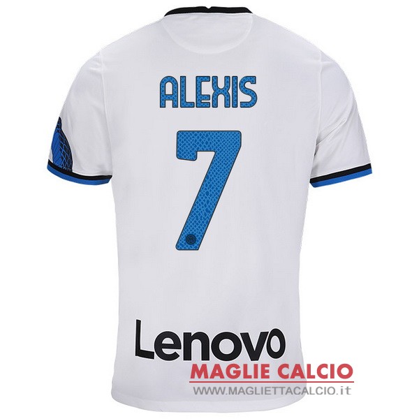 nuova maglietta inter milan 2021-2022 alexis 7 seconda