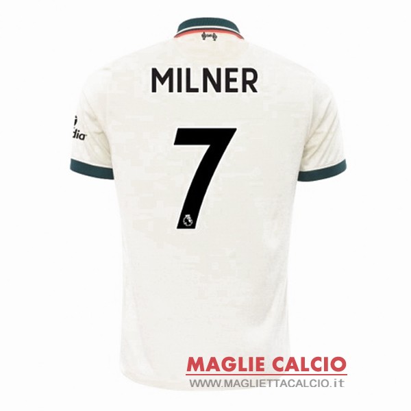 nuova maglietta liverpool 2021-2022 milner 7 seconda