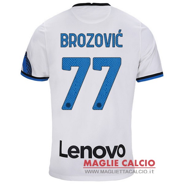 nuova maglietta inter milan 2021-2022 brozovic 77 seconda