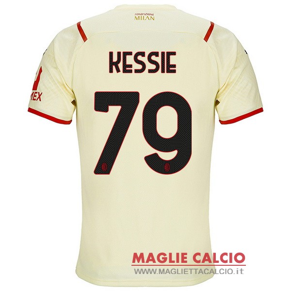 nuova maglietta ac milan 2021-2022 kessie 79 seconda