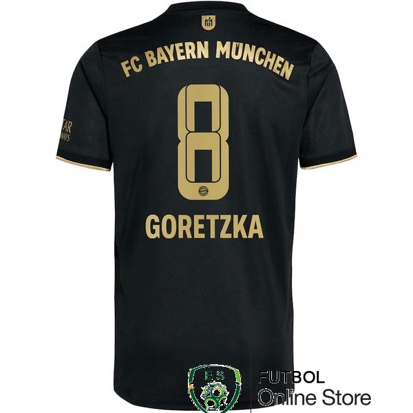 nuova maglietta bayern munich 2021-2022 goretzka 8 seconda