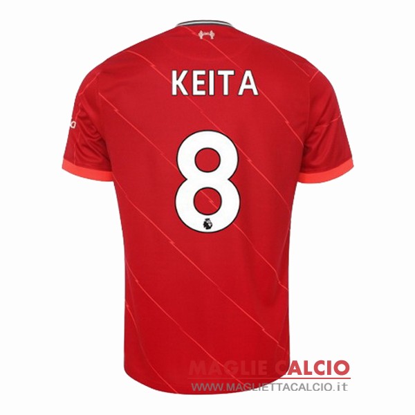 nuova maglietta liverpool 2021-2022 keita 8 prima