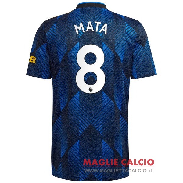 nuova maglietta manchester united 2021-2022 mata 8 terza