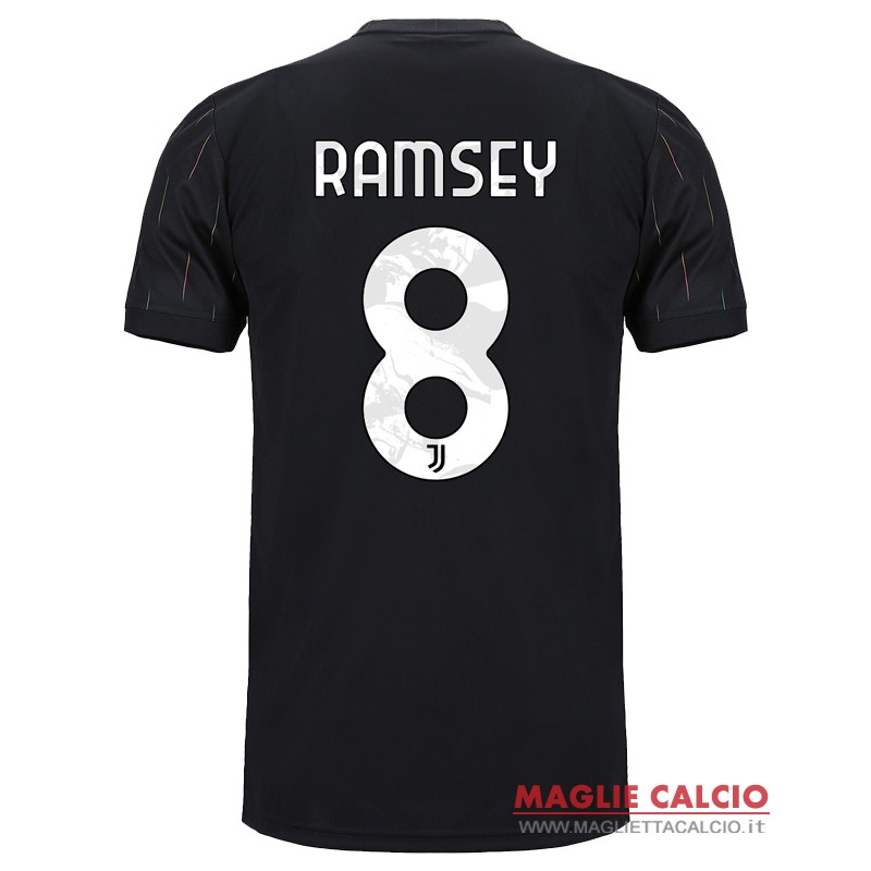 nuova maglietta juventus 2021-2022 ramsey 8 seconda