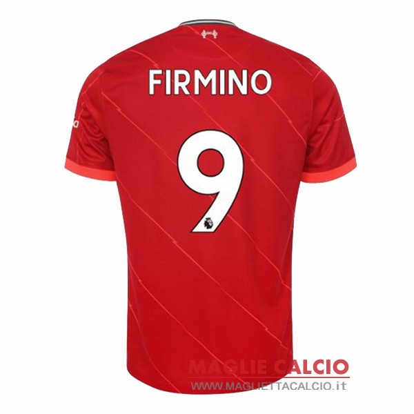 nuova maglietta liverpool 2021-2022 firmino 9 prima