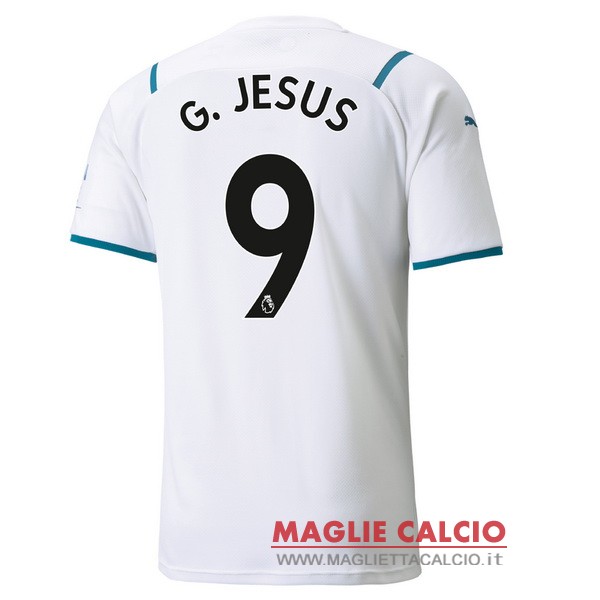 nuova maglietta manchester city 2021-2022 g.jesus 9 seconda