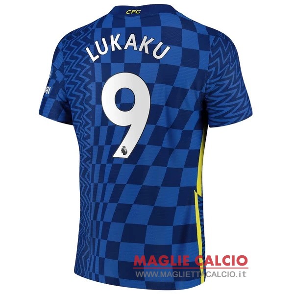nuova maglietta chelsea 2021-2022 lukaku 9 prima