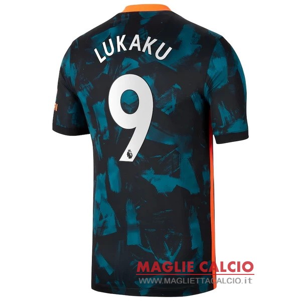 nuova maglietta chelsea 2021-2022 lukaku 9 terza