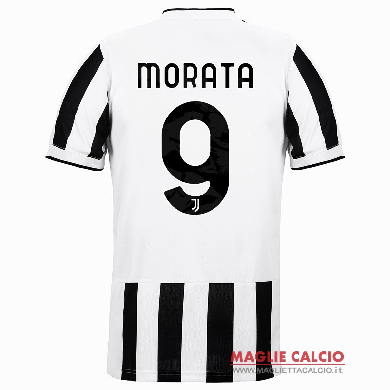 nuova maglietta juventus 2021-2022 morata 9 prima