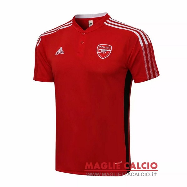 arsenal rosso bianco magliette polo nuova 2021-2022