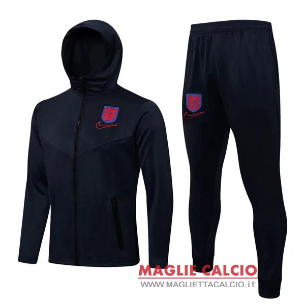 nuova inglaterra insieme completo blu navy felpa cappuccio 2021-2022