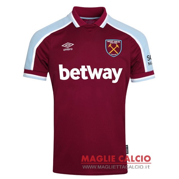 nuova prima divisione magliette west ham 2021-2022