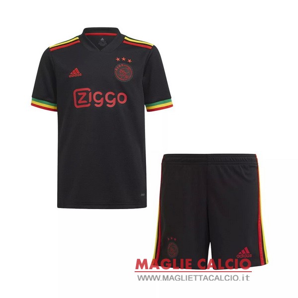 nuova terza magliette ajax set completo bambino 2021-2022