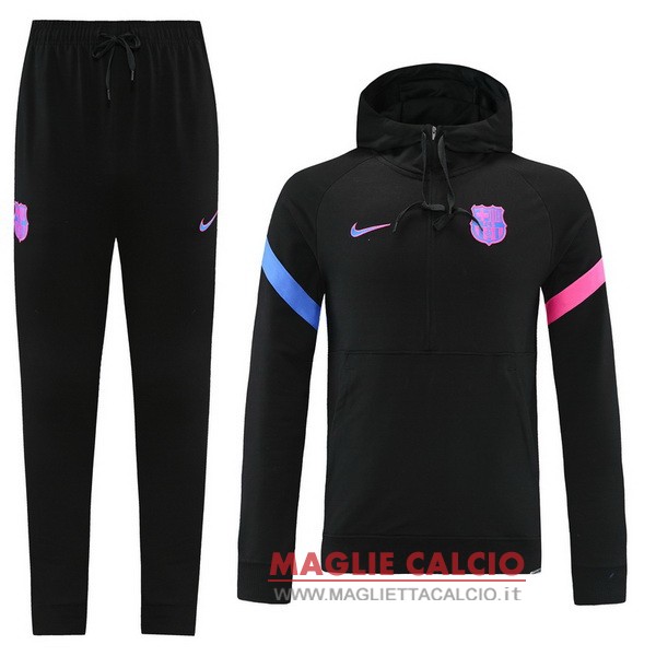 nuova barcelona set completo nero purpureo giacca 2021-2022