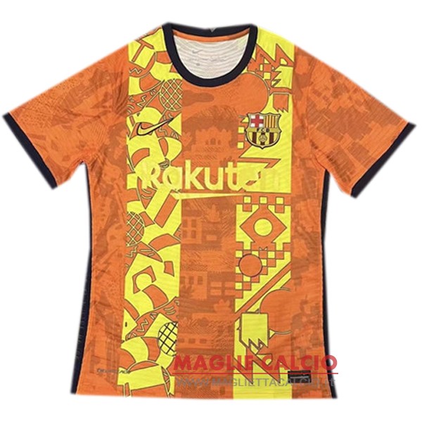 nuova magliette barcelona formazione 2021-2022 arancione