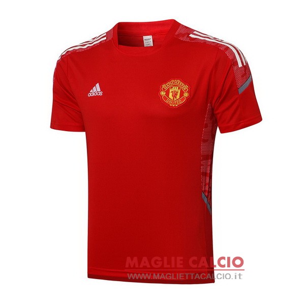 nuova formazione divisione magliette manchester united 2021-2022 rosso