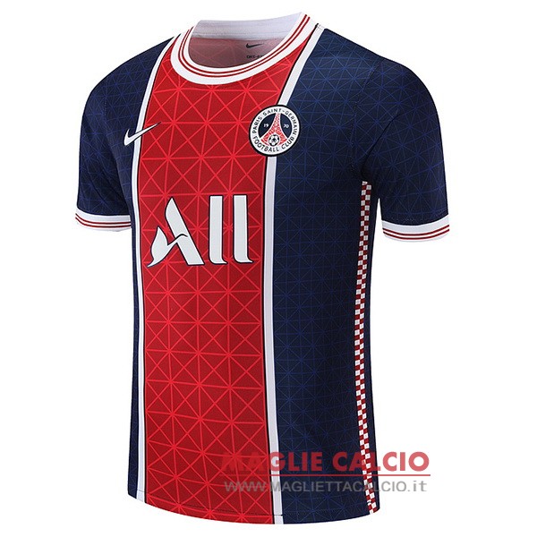 nuova formazione divisione magliette paris saint germain 2021-2022 blu rosso