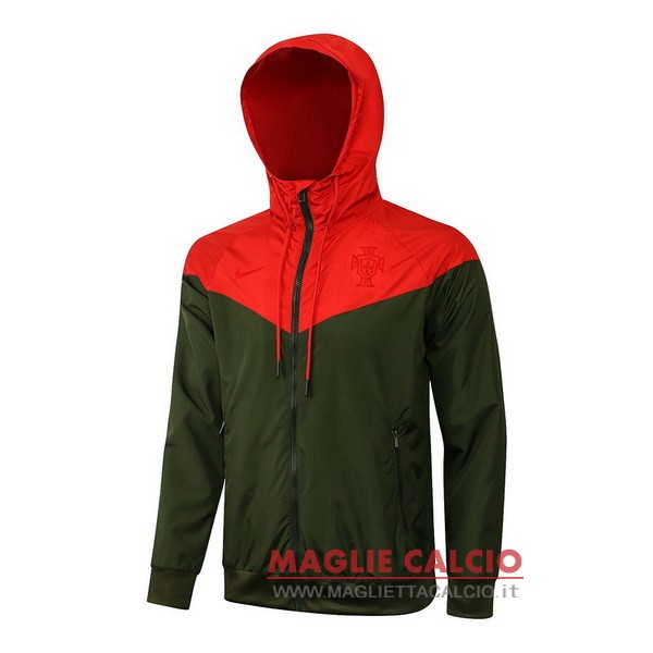 nuova portogallo giacca a vento 2021 verde rosso