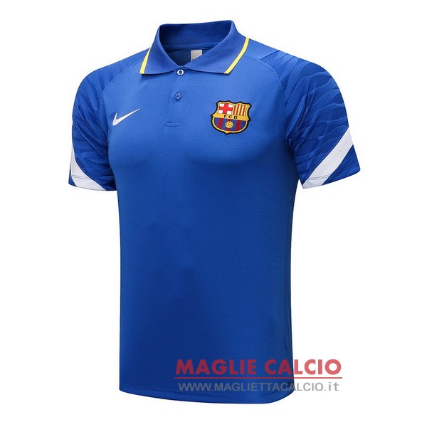barcelona blu magliette polo nuova 2021-2022