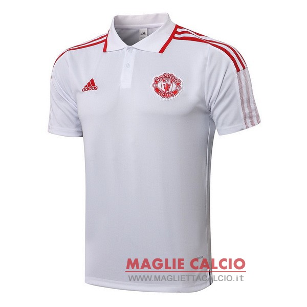 manchester united bianco magliette polo nuova 2021-2022