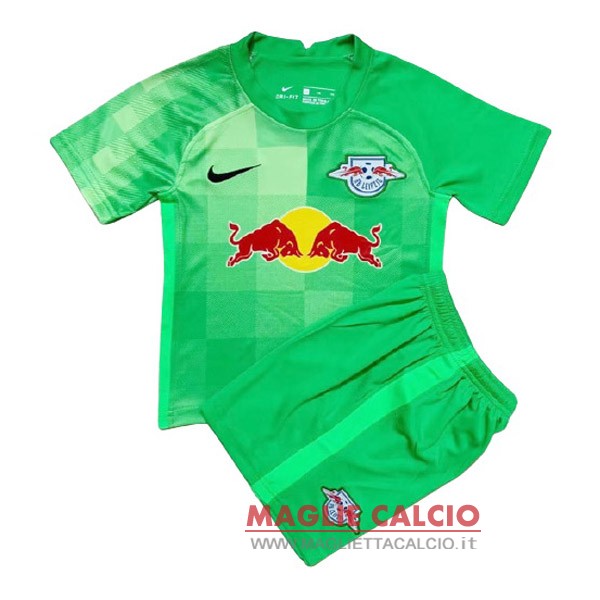 nuova divisione magliette portiere leipzig set completo uomo 2021-2022 verde