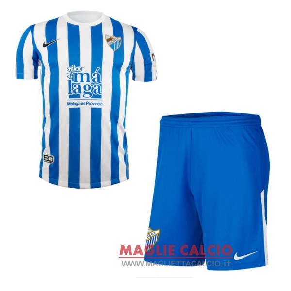 nuova prima maglietta malaga set completo bambino 2021-2022