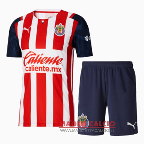 nuova prima divisione magliette chivas de guadalajara set completo uomo 2021-2022