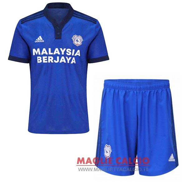 nuova prima divisione magliette cardiff city set completo uomo 2021-2022