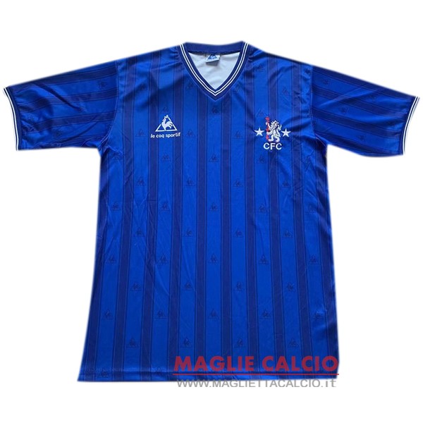 nuova prima divisione magliette chelsea retro 1985-1987