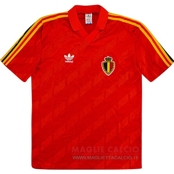 prima magliette nazionale belgio retro 1986