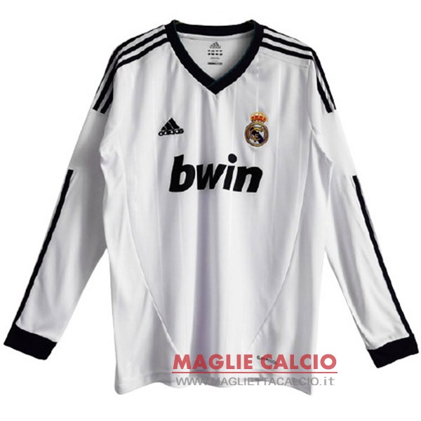 nuova prima divisione magliette manica lunga real madrid retro 2012-2013
