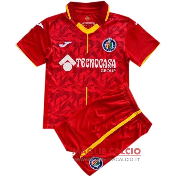 seconda set completo magliette getafe bambino 2021-2022